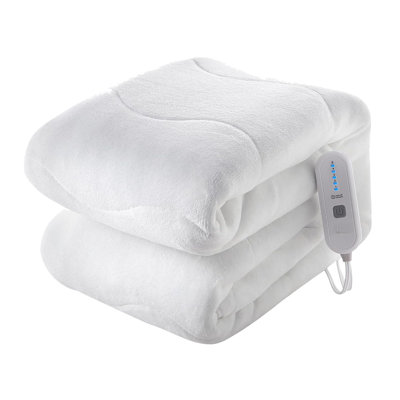 Protège-matelas chauffant électrique pleine grandeur avec lavable à la machine