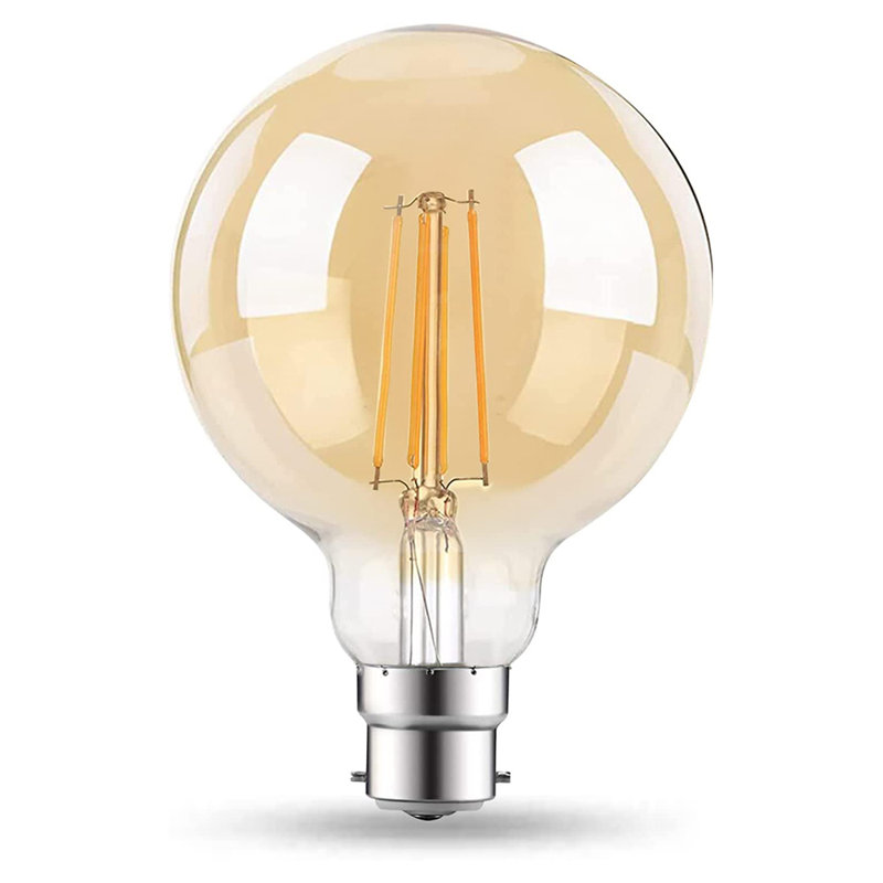 1-Pack 6W Globe Shaped LED Light Bulb
