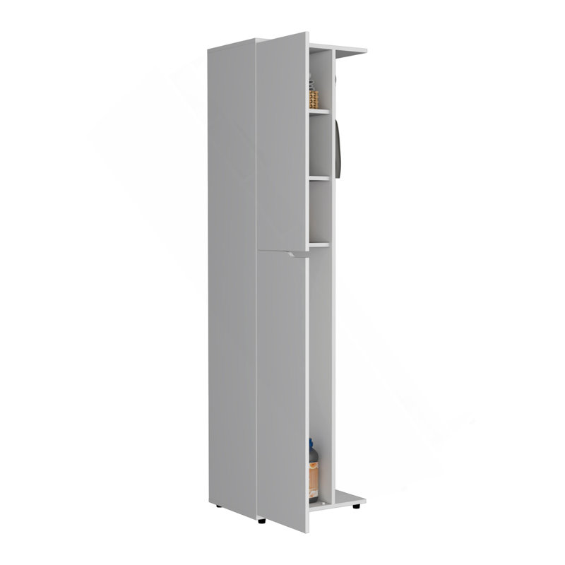 Storage Broom Closet White