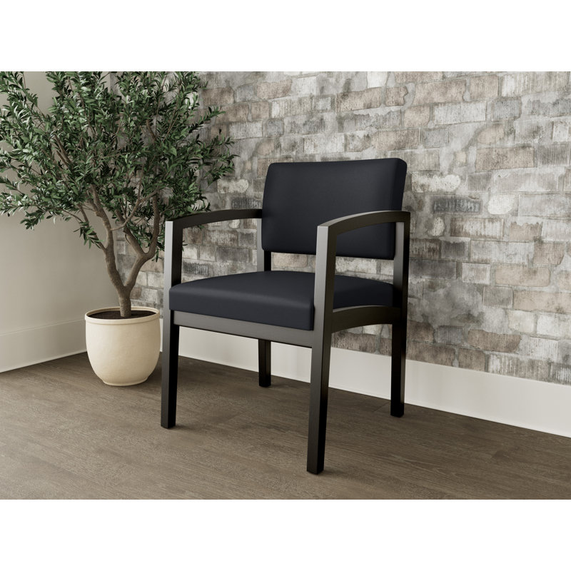 Chaise en bois Lenox, Noir, Noir Modena