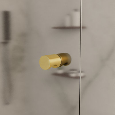 Poignée Brixwell BSK140SB de type dos à dos E 1/4 po à 1/2 po (6 à 12 mm), finition laiton satiné
