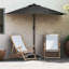 Garden Parasol Polyester and Steel Outdoor Umbrella Patio Sunshade-143755305-143755318
