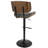 Aliane Swivel Upholstered Adjustable Height Counter Stool with Metal Frame-20318861