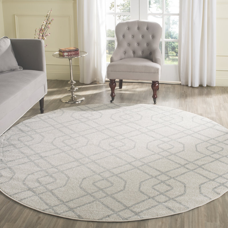 Thornbury Performance Geometric Rug, Round 7'