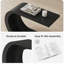 Cette table basse en forme de C au design unique peut servir de table d'appoint, de présentoir, de table d'appoint ou de bureau de réception.