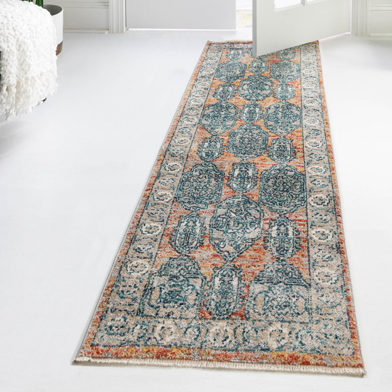 Opel Floral Indoor Rug, Runner 2'7" x 10'2"