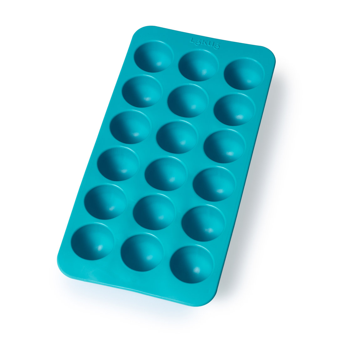Lékué Round Ice Cube Tray with Lid