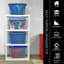 4-Tier Heavy Duty Storage Shelving Unit for Garage, Pantry & Utility Room, 30" W x 14" D x 57" H, White-731162466