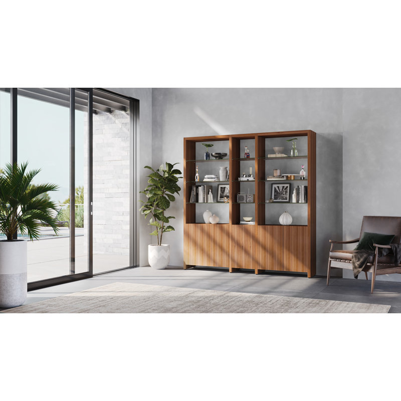 Linea™ Bookcase, Natural Walnut