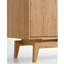Buffet simple en bois massif avec rangement-1995476004