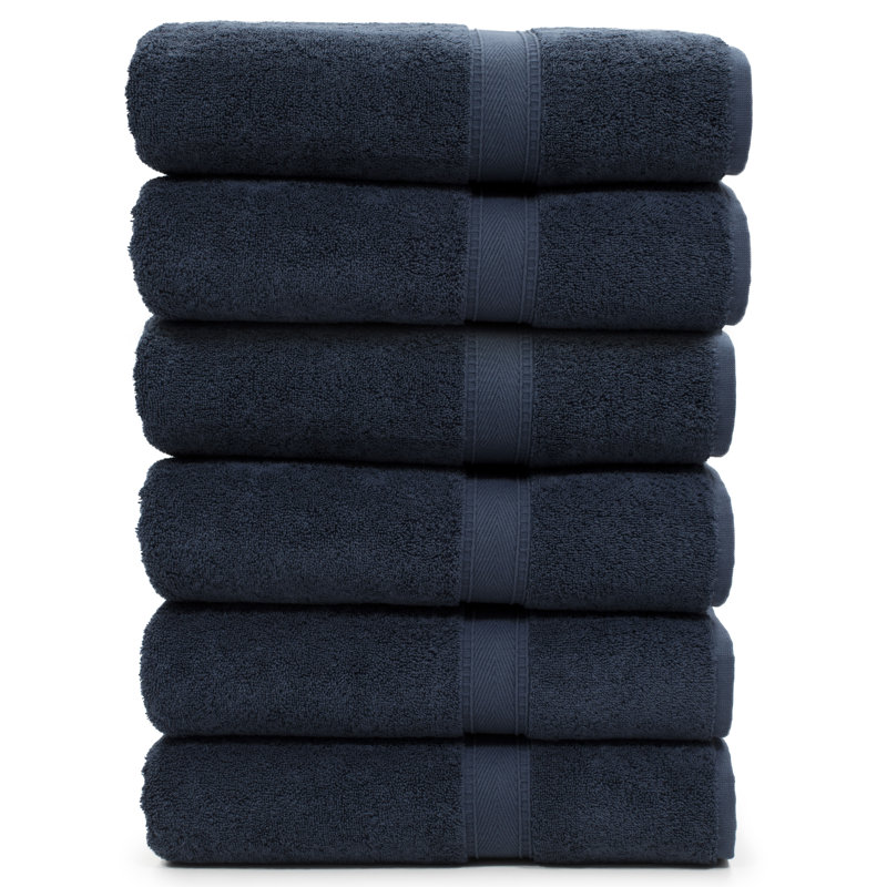 Sinemis Super Plush Bath Towel, Navy