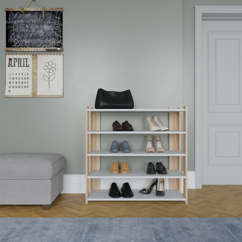 Range-chaussures 16 paires, Chêne blanc