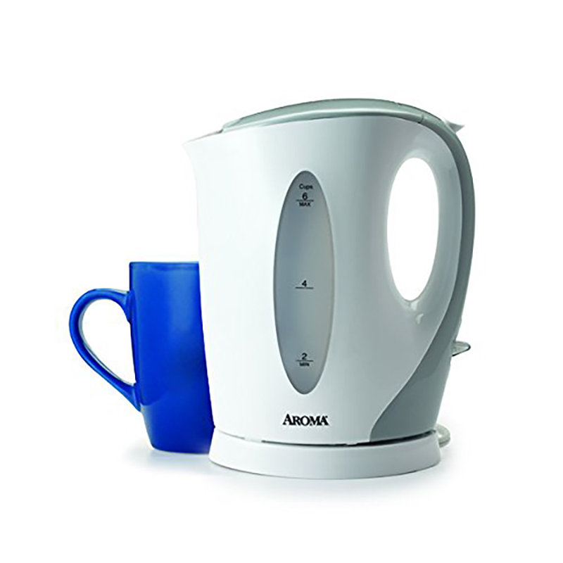 Aroma 1.79 qt. Plastic Electric Tea Kettle