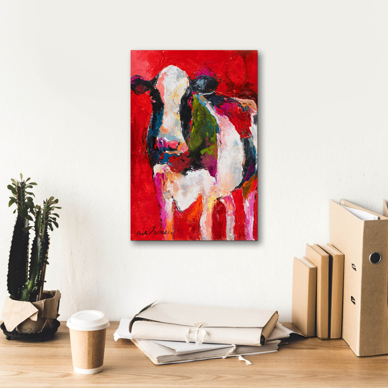 «Cow» par Richard Wallich, H 18 po x l 12 po x P 0,75 po