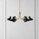 Muccio 6 Light Metal Dimmable Chandelier