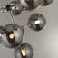 37cm H Metal Novelty Pendant Shade ( Uno ) in Grey