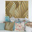 Wavy Luxury Gold Gradients I - peinture sur toile-67391064-67391065
