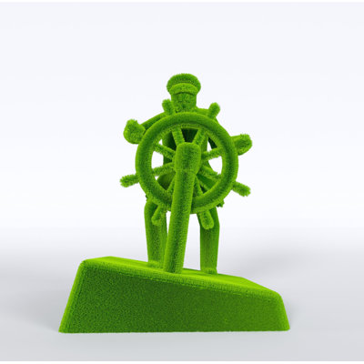 Capitaine extérieur topiaire vert