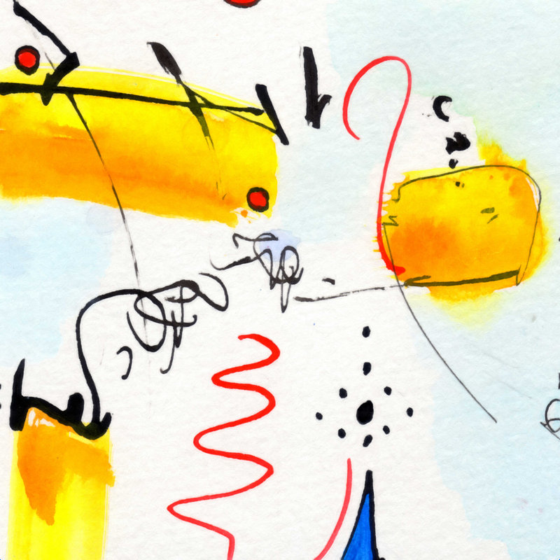 «Browerville Ginette Fine Art Gathering» - reproduction d'art, H 12 po x l 12 po x P 1,25 po, Non, Toile tendue