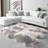 Everly Quinn Genuine New Zealand Fluffy Sheepskin Rug For Bedroom Living Room, Silver, Single Pelt-1584185615