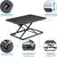 Élévateur de table pour bureau - Chariot ou support pour ordinateur portable / ordinateur à hauteur ajustable