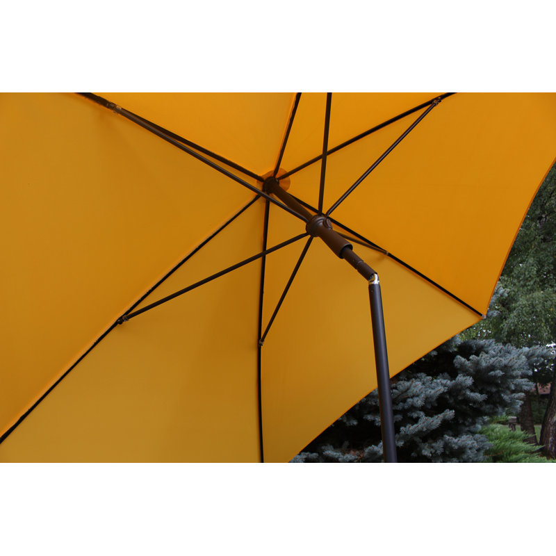 Giada 250cm Market Parasol, Yellow