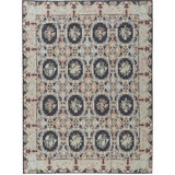 Hand-Knotted High-Quality Black Area Rug