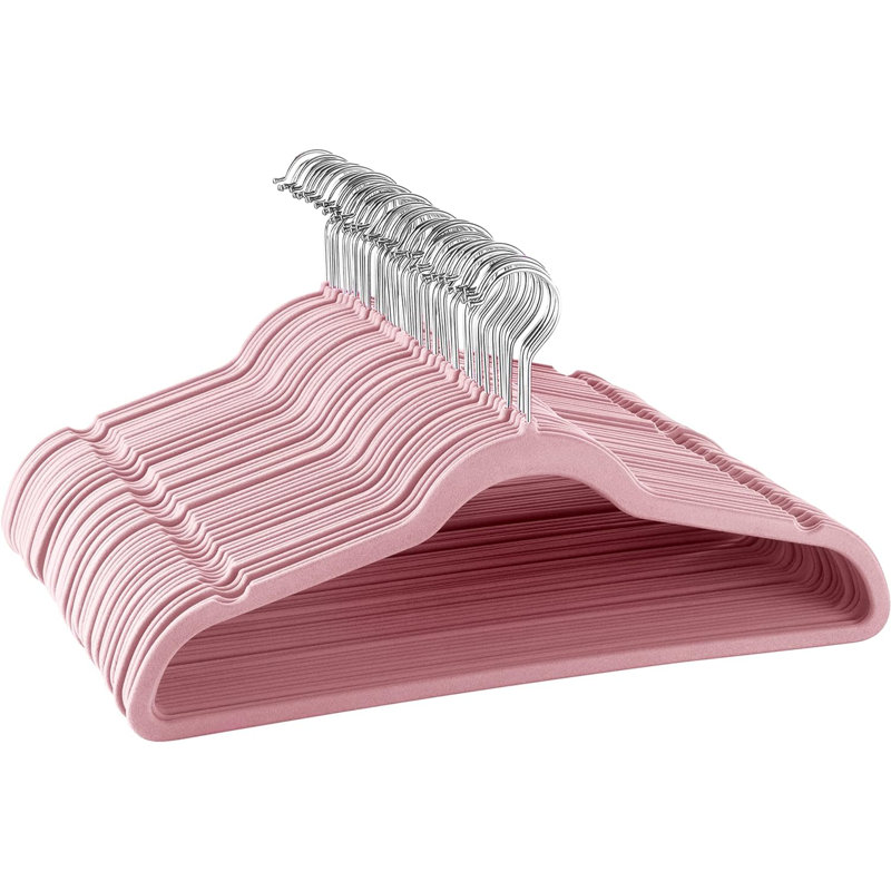 Cintre 50 pièces Elama Home, Rose