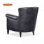 Chaise longue en similicuir de luxe léger