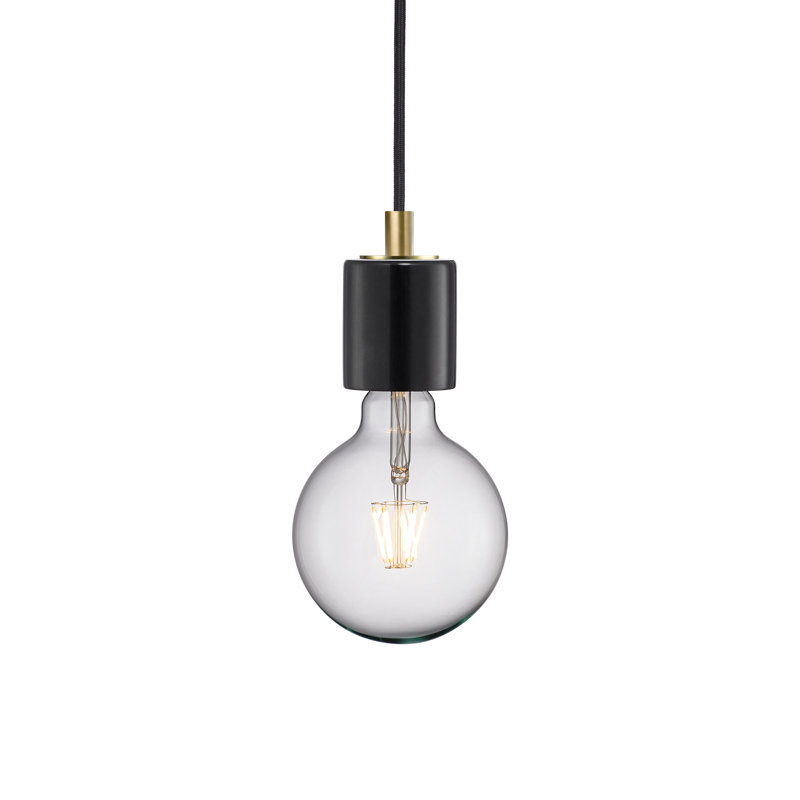 Yvaine 1 - Light Bulb Pendant, Black