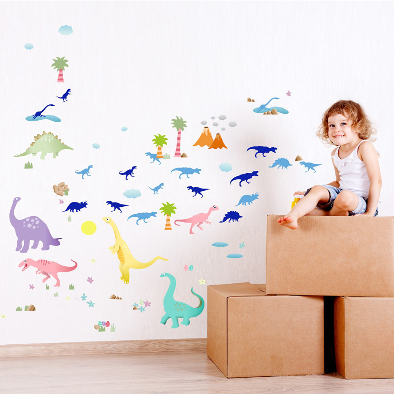 Décalcomanie murale « happy dinosaurs » Hillside