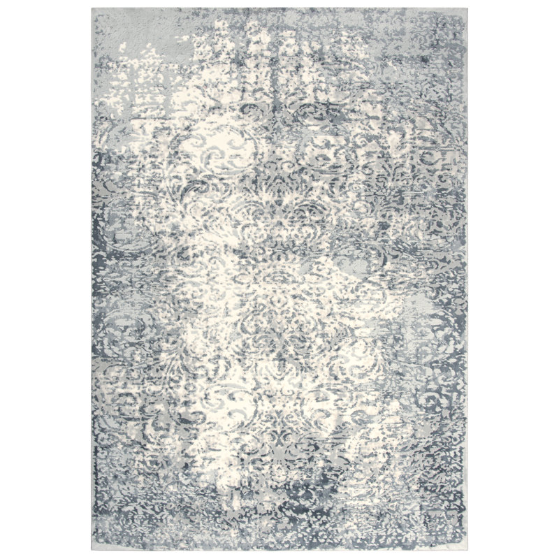 Carey Abstract Indoor Rug, Rectangle 3'11" x 5'6"