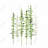 Slim Trees - Green Bedroom Framed Canvas | Home Decor