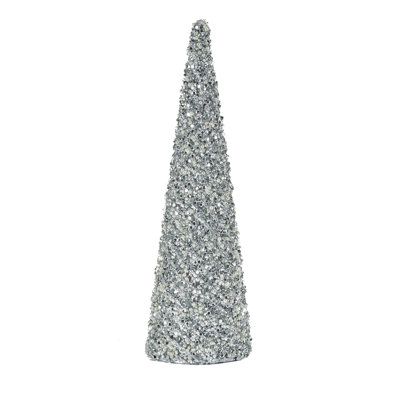 Arbre de Noël artificiel 17,7 "à paillettes