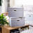 Collapsible Storage Cubes With Lids Fabric Decorative Storage Bins Boxes Organizer Containers Baskets With Cover Handles For Bedroom Closet Living Room-114991606