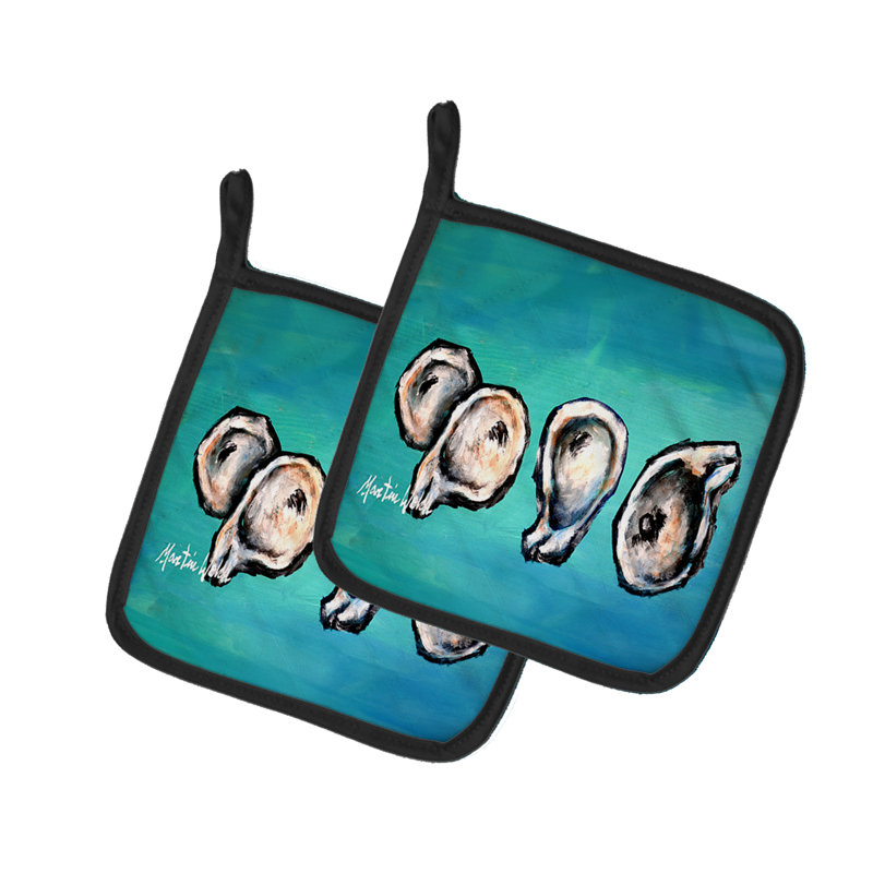 Caroline's Treasures Martin Welch New Artwork Polyester Potholder Set