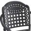 Ensemble 3 pièces de meubles de patio en aluminium coulé avec coussins