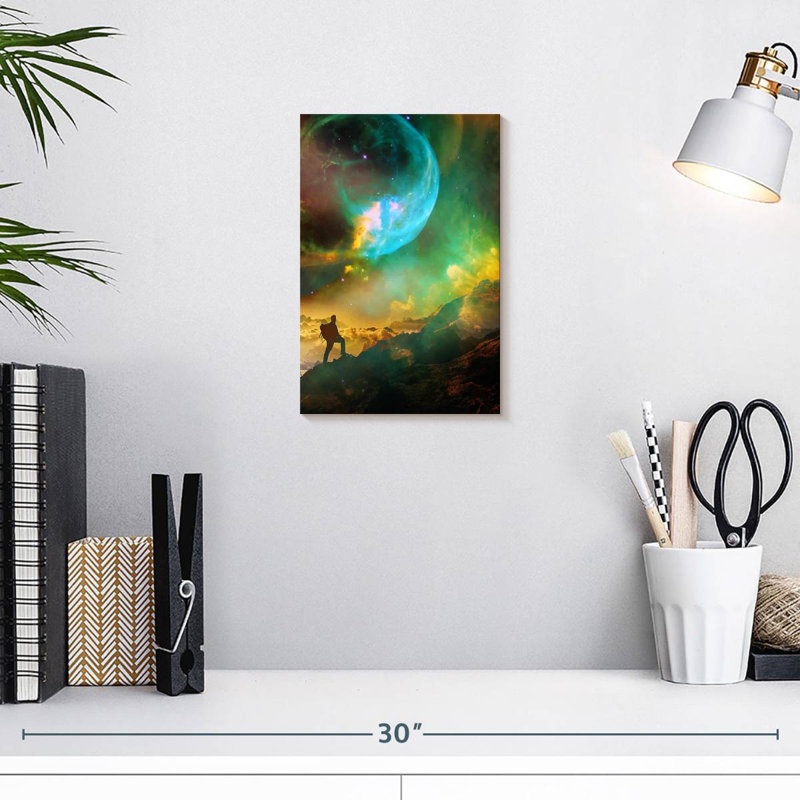 Senne Vibrant Space Hiker, 12" H x 8" W