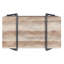 Oak And Sandy Grey 1-Shelf Coffee Table