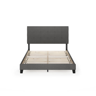 Carlester Upholstered Microfiber / Microsuede Standard Bed