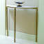 Hammered Gold Console