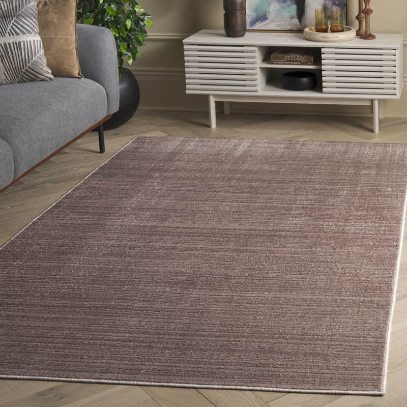 Flita Performance Solid Color Rug, Rectangle 5' x 8'