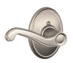 Flair Lever with Wakefield Trim Non-Turning Lock