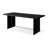 Black Rectangular Solid wood Butterfly Leaf Dining Table-424121880