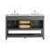 Vicini 54" Double Bathroom Vanity Set