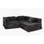 Boneless Compression Convertible Floor Sofa Bed With Fixed - Shape Frame, Boneless Modular Sectional, No Assembly, Ideal For Multi - Purpose Spaces-5640605