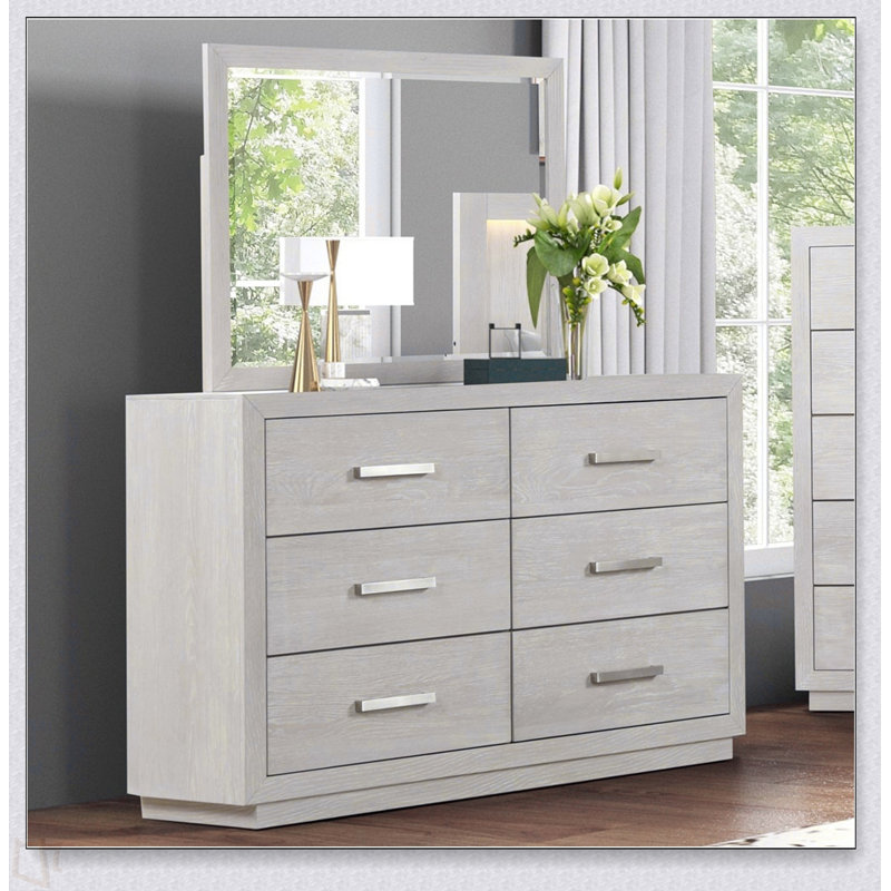 Mobilier de chambre transitionnel en miroir