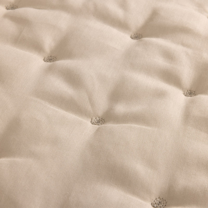 Triomphe Bedding, Twin Coverlet/Bedspread, Tan
