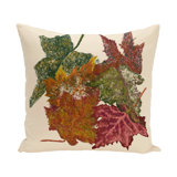 Floral Reversible Throw Pillow