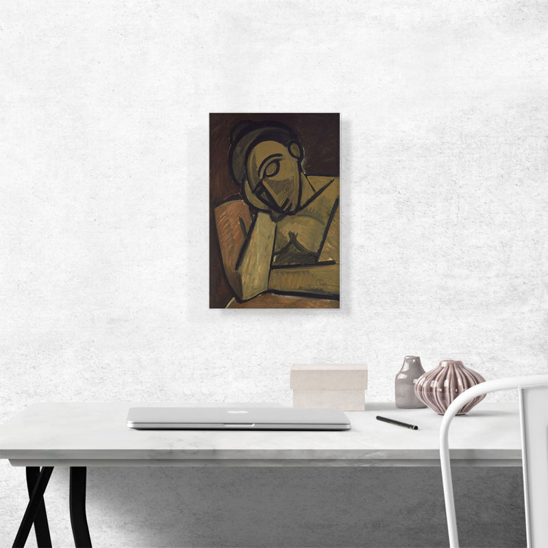 "Repose 1908" par Pablo Picasso, reproduction d'art sur toile tendue, H 18 po x l 12 po x 1,5 po